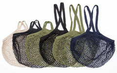 1 x short handle Oatmeal, Khaki Green & Black and 1 x long handle Black, Khaki Green & Blue