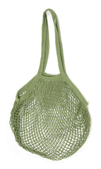 Reusable Cotton Bags - Khaki - Cotton String Bag - Long Handle